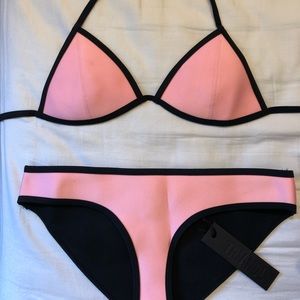 TRIANGL NEOPRENE BIKINI SET